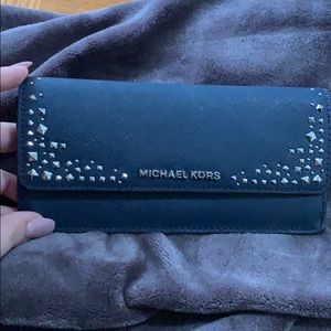 Micheal Kors Studded Long Wallet